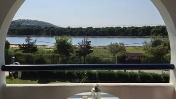 Blick vom Balkon
