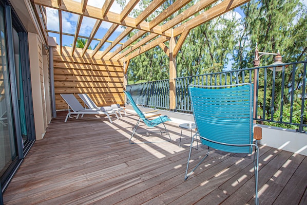 Apartment, 3 Bedrooms, Sea View (T4) | Terrace/patio