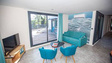 Apartment, 3 Schlafzimmer, Meerblick (T4 PMR) | Wohnbereich