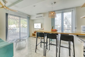 Apartment, 2Â Schlafzimmer, Bergblick (T3) | Wohnbereich