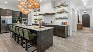Coffee/tea maker, fridge, microwave, oven - Premier Poolside Location | Private Hot Tub + Fire Pit | Ping Pong | Arcadia #13 (Santa Clara)