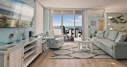 Gulf Front Condo rannalla w / ilmainen langaton internetyhteys, nukkumisnumero Bed & upeat näkymät