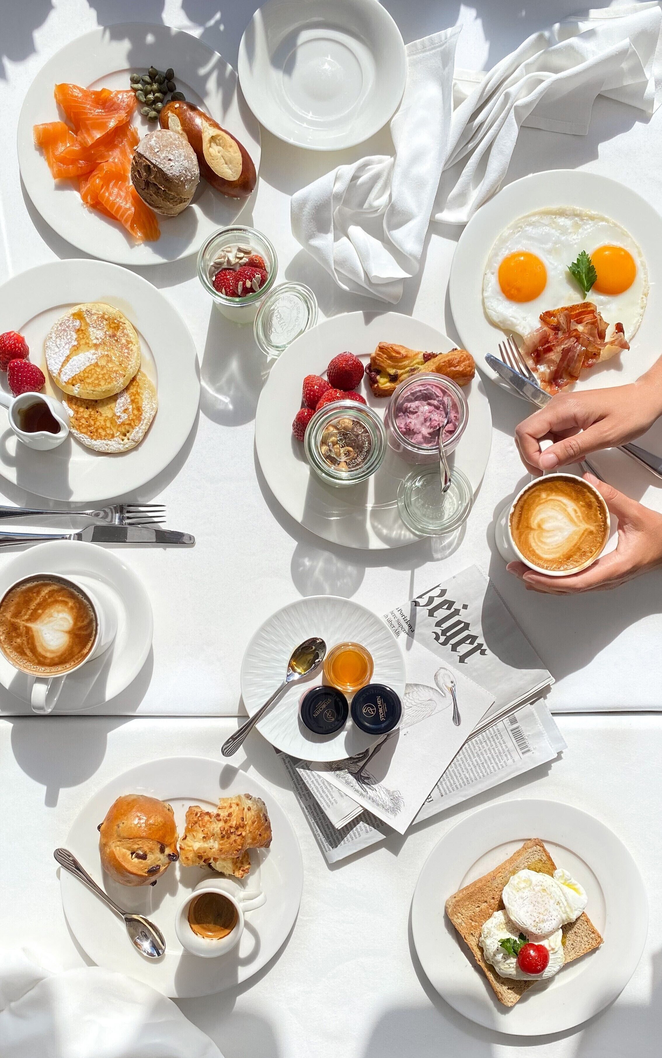 Tägliches inbegriffenes Frühstücksbuffet