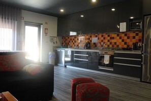 Shared fridge, microwave