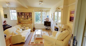 House, 2 Bedrooms | Living room | Flat-screen TV, DVD player - Rock House Cottage (Exeter)