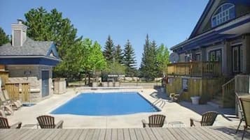 Una piscina riscaldata