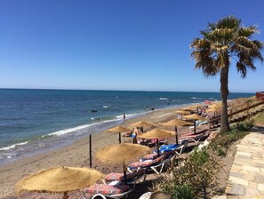 On the beach