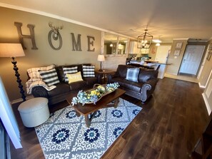 Televisio, takka, DVD-soitin