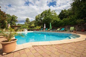Pool - Large estate with swimming pool up to 31 people in 5 independent cottages (Gravières)