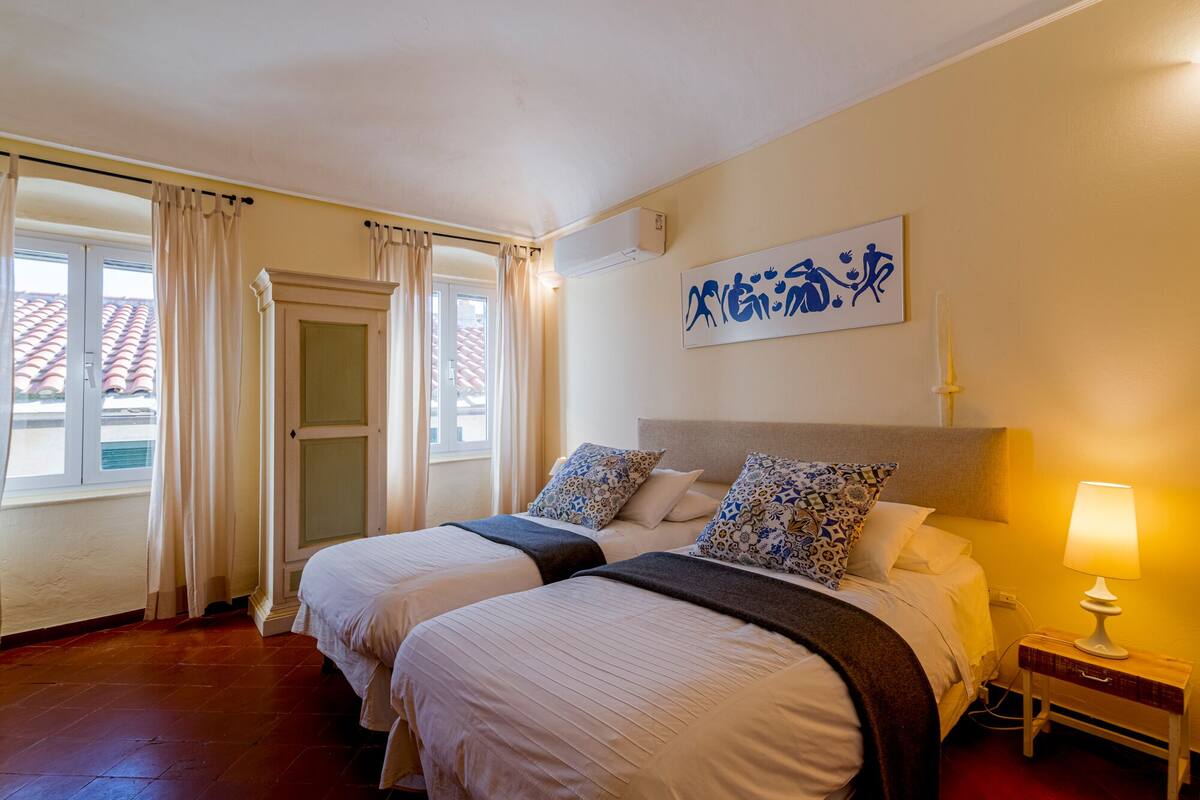 Maisonnette, terras, gedeeltelijk uitzicht op zee (Borgo Vecchio 2) | 1 slaapkamer, luxe beddengoed, individueel gedecoreerd