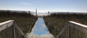 Beachfront/amazing views!!😎1BR-1BA condo w/elevator/pool/W&D!