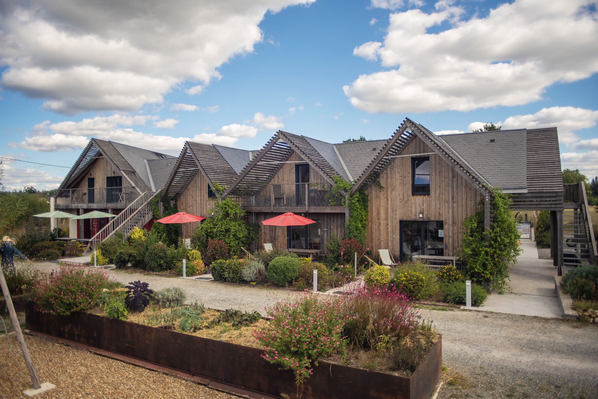 Blick von der Unterkunft