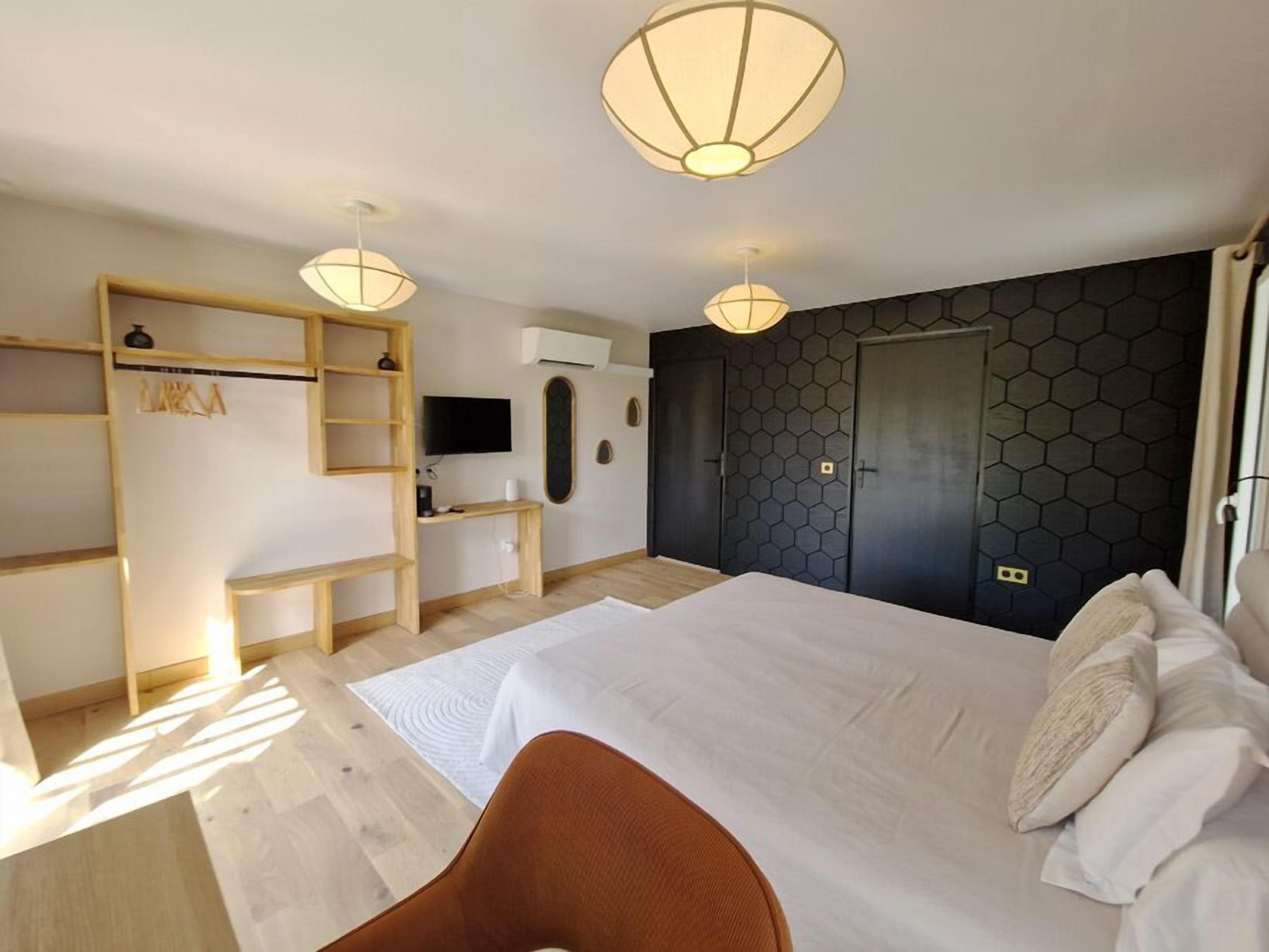 Doppelzimmer, barrierefrei, mit Bad (Suite « Brume d’Automne »)