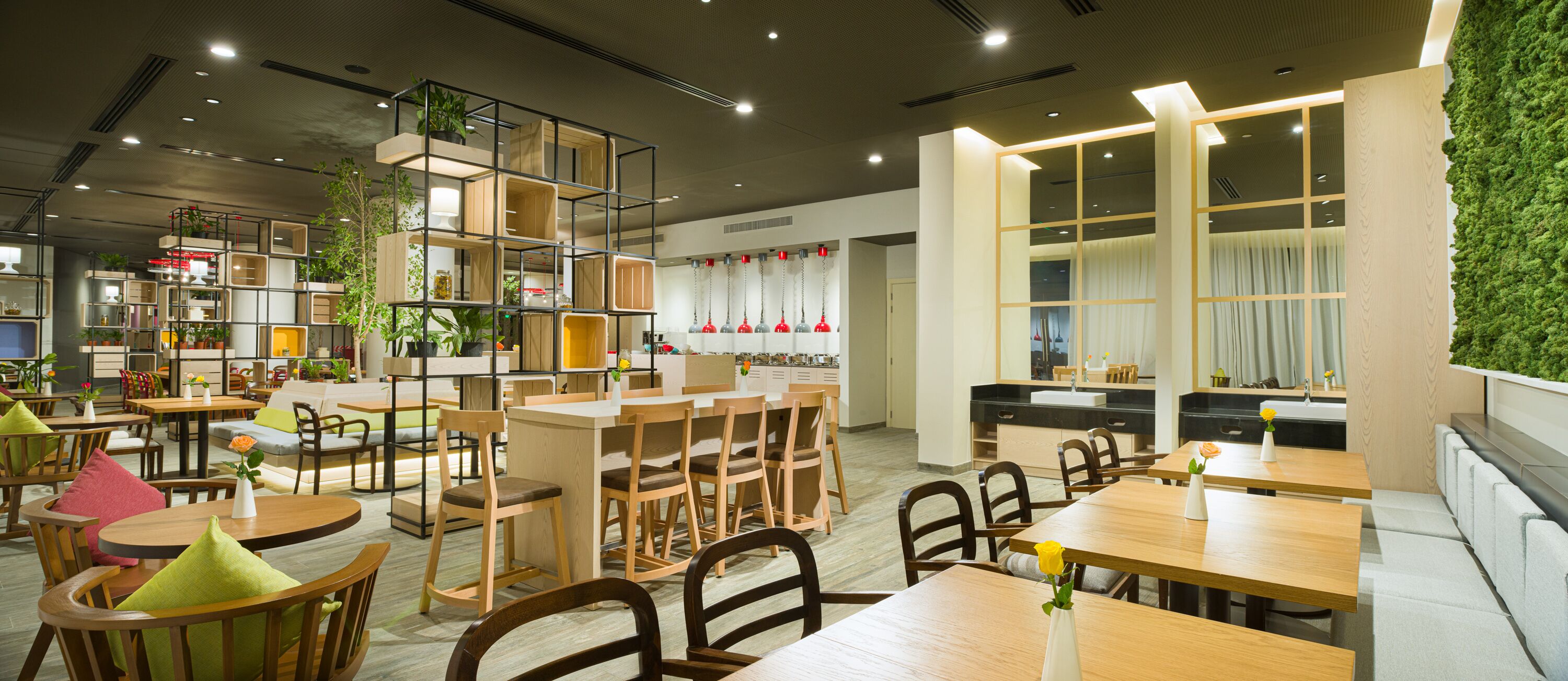 daily buffet breakfast (aed 8 per person)