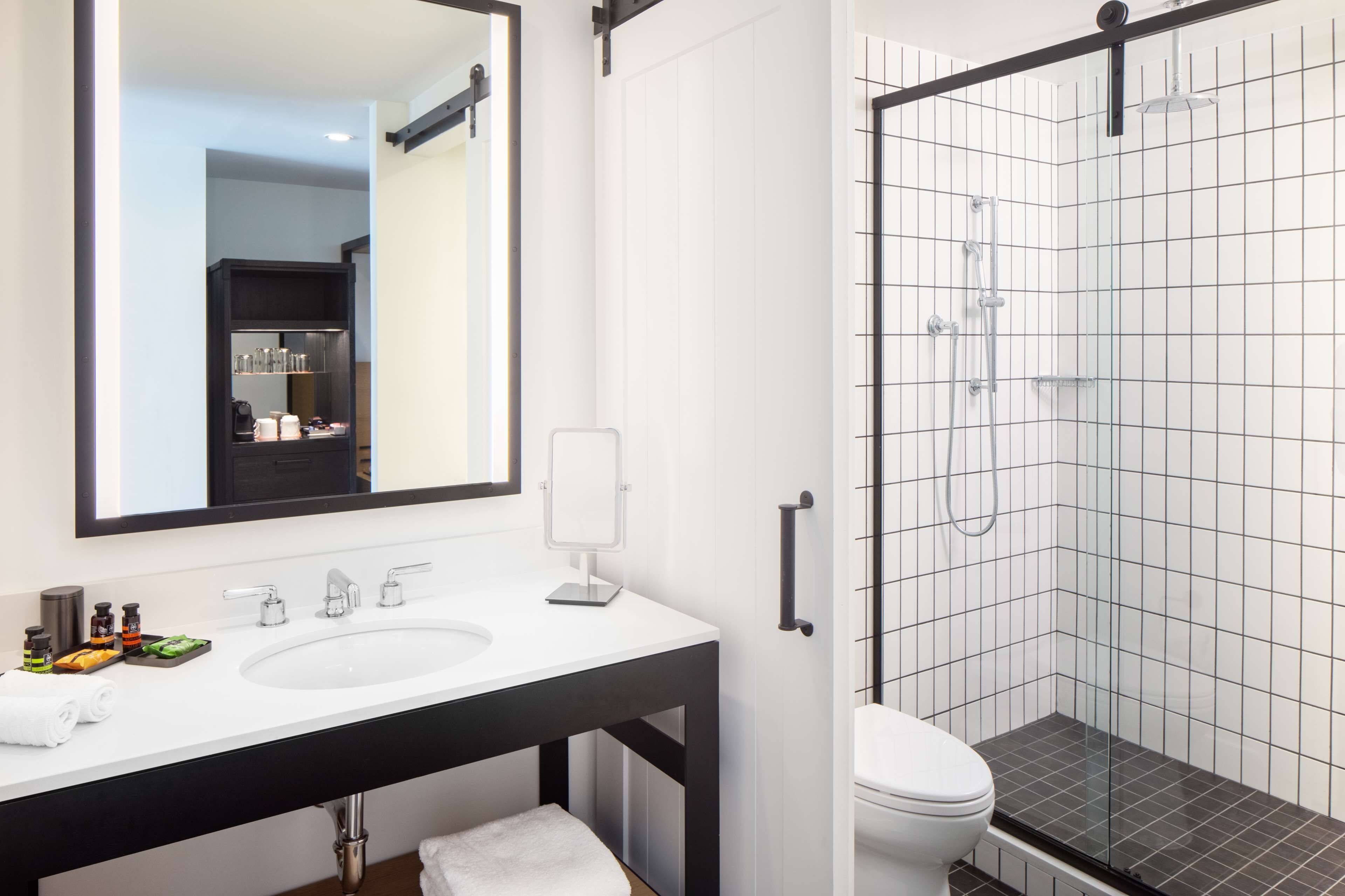 free toiletries, hair dryer, towels, soap