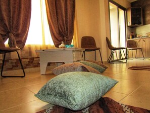 Superior Apartment, 1 Bedroom | Living area - Double View Apartments (Kfar Qaouass)