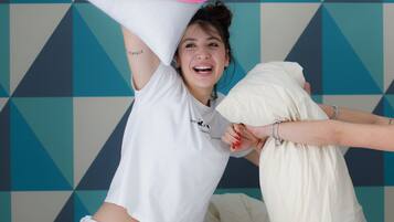 Egyptian cotton sheets, premium bedding, memory foam beds, in-room safe