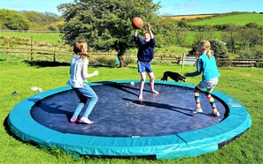 Property grounds - Strawfields. Stunning cottage in amazing location close to the sea + Games Barn. (ILFRACOMBE)