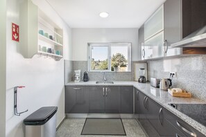 Fridge, microwave, oven, stovetop - Villa Sun, comfort and luxury for the family (Sesmarias)