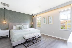2 bedrooms, iron/ironing board, travel crib, free WiFi