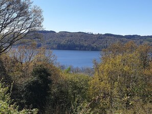 A lake surrounded by dense forest and hills. - Windermere Manor Hotel (Windermere)