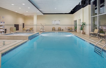 Spend time with family and friends in the indoor pool.