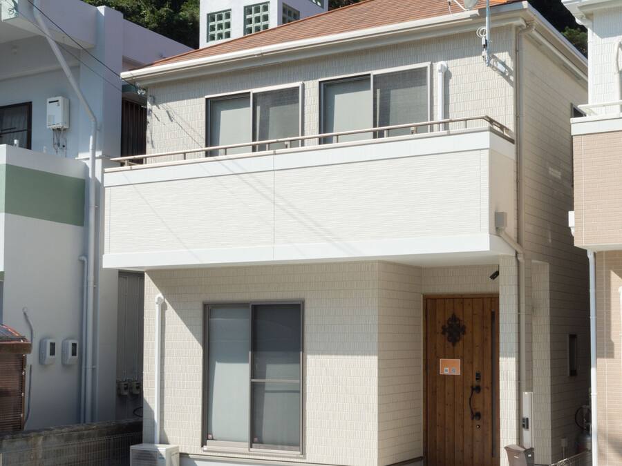 Majoituspaikan julkisivu