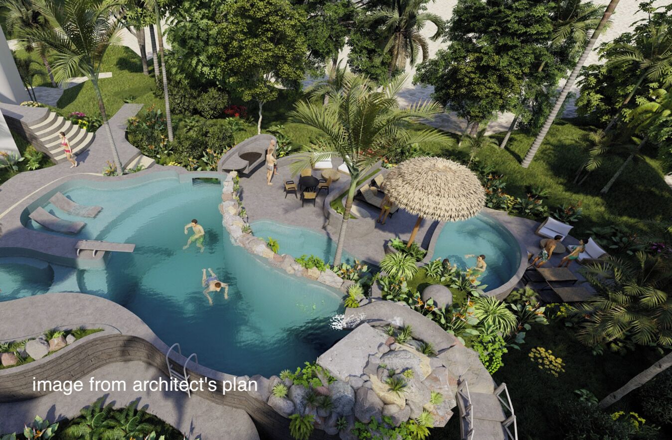 4 piscinas al aire libre