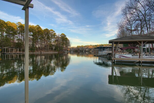 Uitzicht vanuit accommodatie