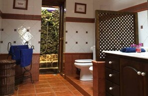 Bathroom - Villa Gardens and private pool (VILLA EL RISCO) (Máguez)