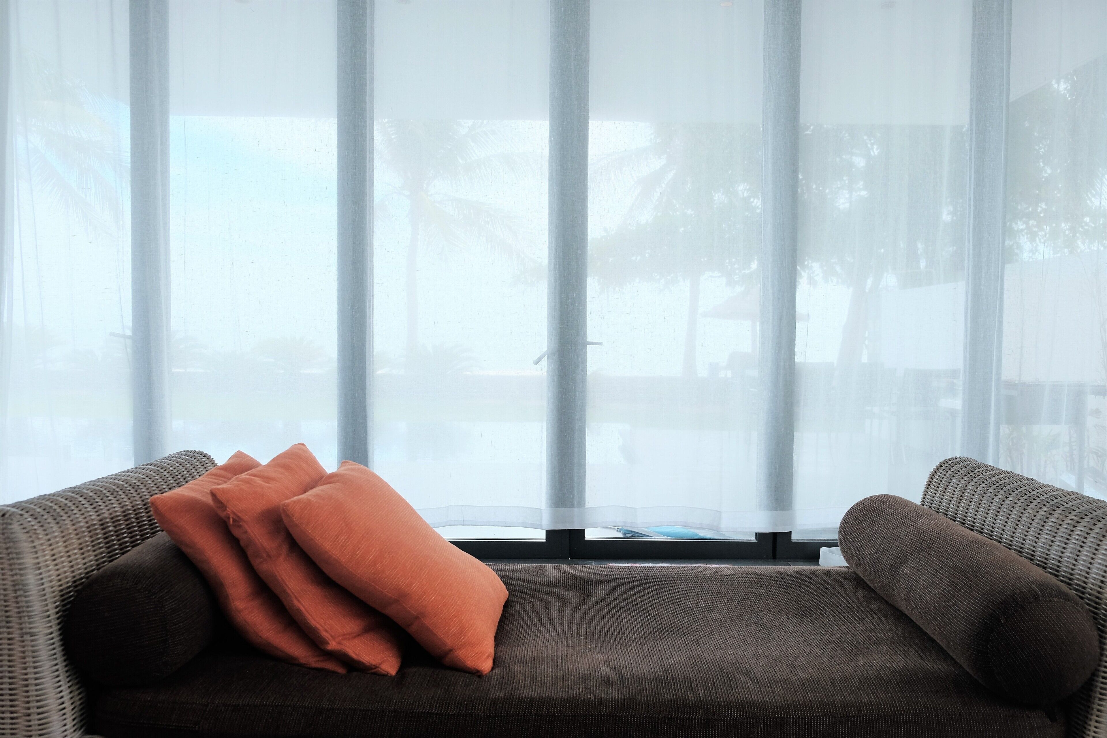 Premium Villa, Beach View | Living area