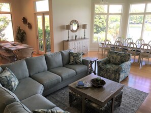Smart TV, DVD player, books