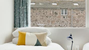 2 bedrooms, desk, iron/ironing board, travel crib