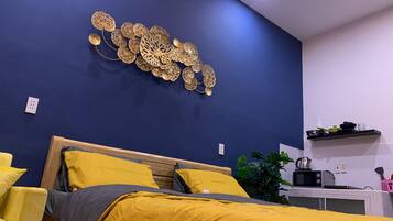 Quarto elite, 1 quarto | Frigobar, escrivaninha, espaço de trabalho para notebook