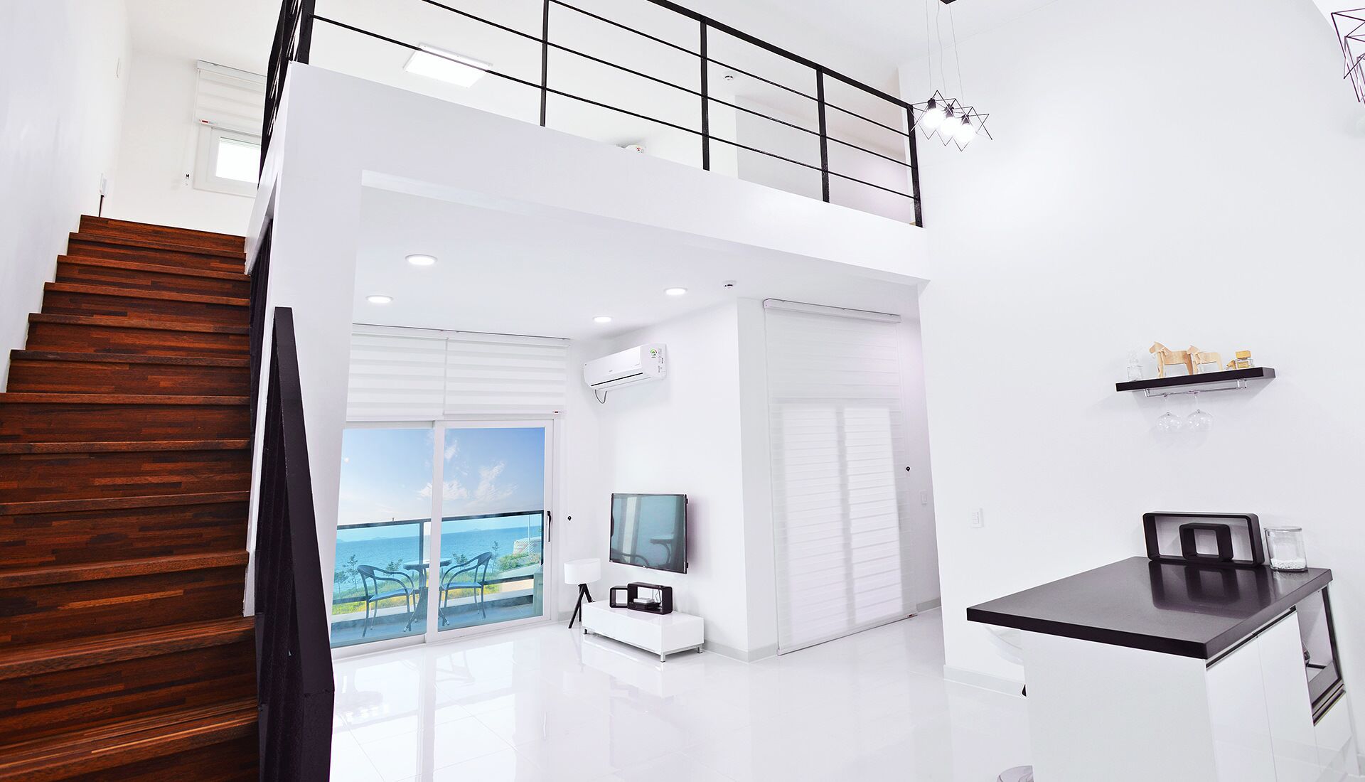 room (duplex a spa) | living area | flat-screen tv, heated floors