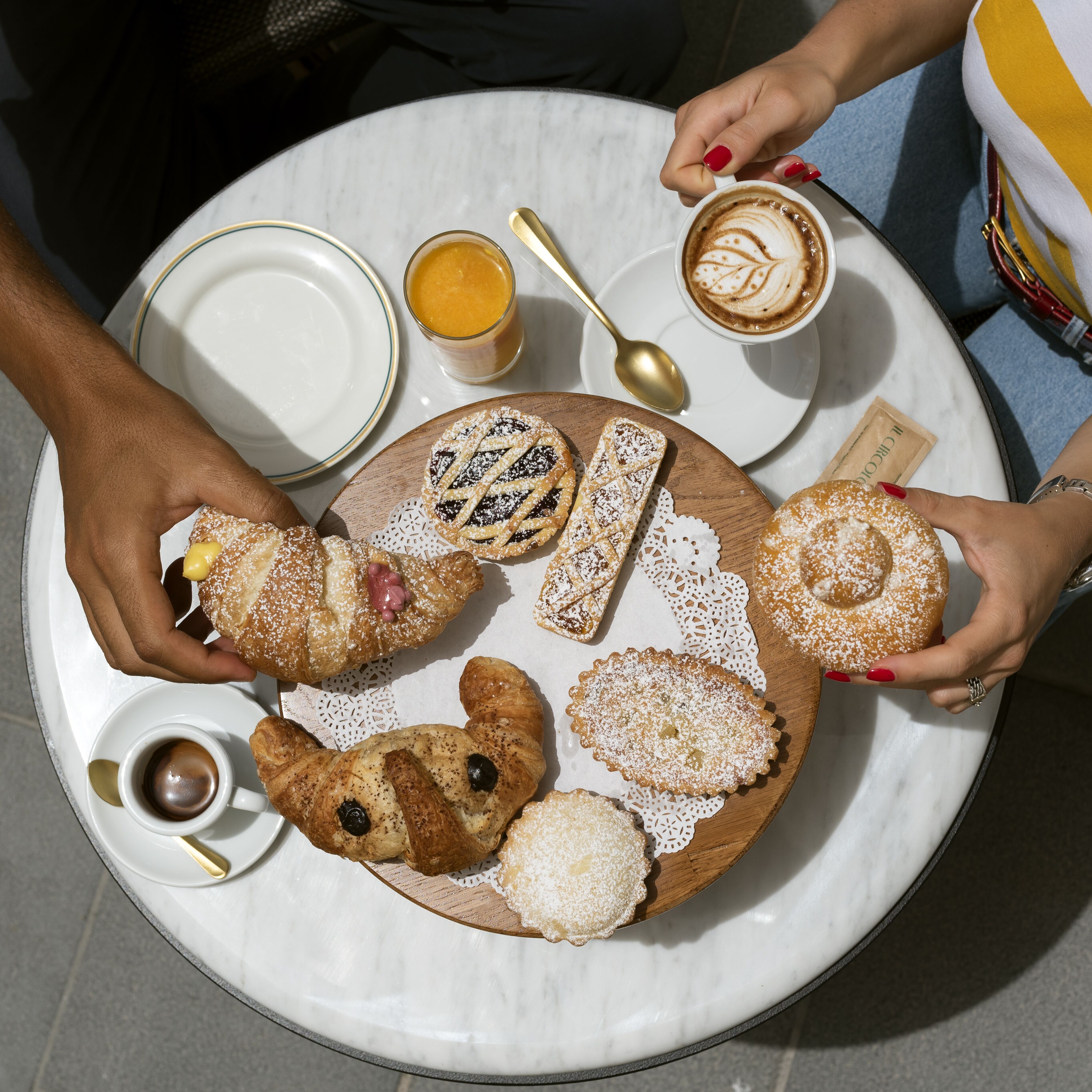 daily buffet breakfast (eur 18 per person)