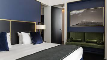 Premium bedding, pillowtop beds, minibar, in-room safe