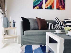 Lägenhet Basic - 3 sovrum | Vardagsrum | Platt-tv
