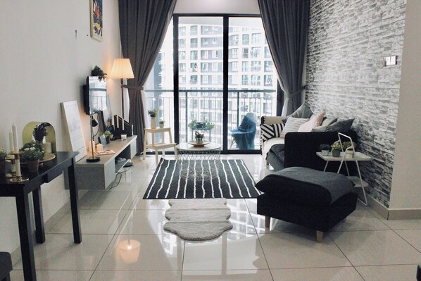 Living area - KLTS 5 Pax at Setapak Near KL City Central (Kuala Lumpur)