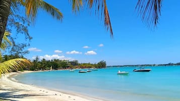 Plage, chaises longues, serviettes de plage