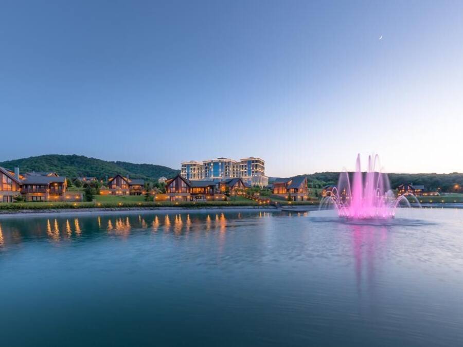 Udsigt fra overnatningsstedet