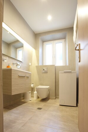 Deluxe-Apartment, 1 Schlafzimmer | Badezimmer