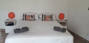 5 habitaciones, tabla de planchar con plancha, internet y ropa de cama 
