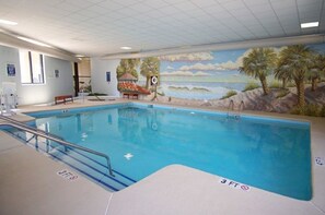 Indoor pool, outdoor pool - Ocean Forest Plaza 1603, Lovely 1 BR Ocean View Condo with Indoor Outdoor Pool and Hot Tub (MYRTLE BEACH)