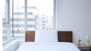 2 bedrooms, iron/ironing board, internet