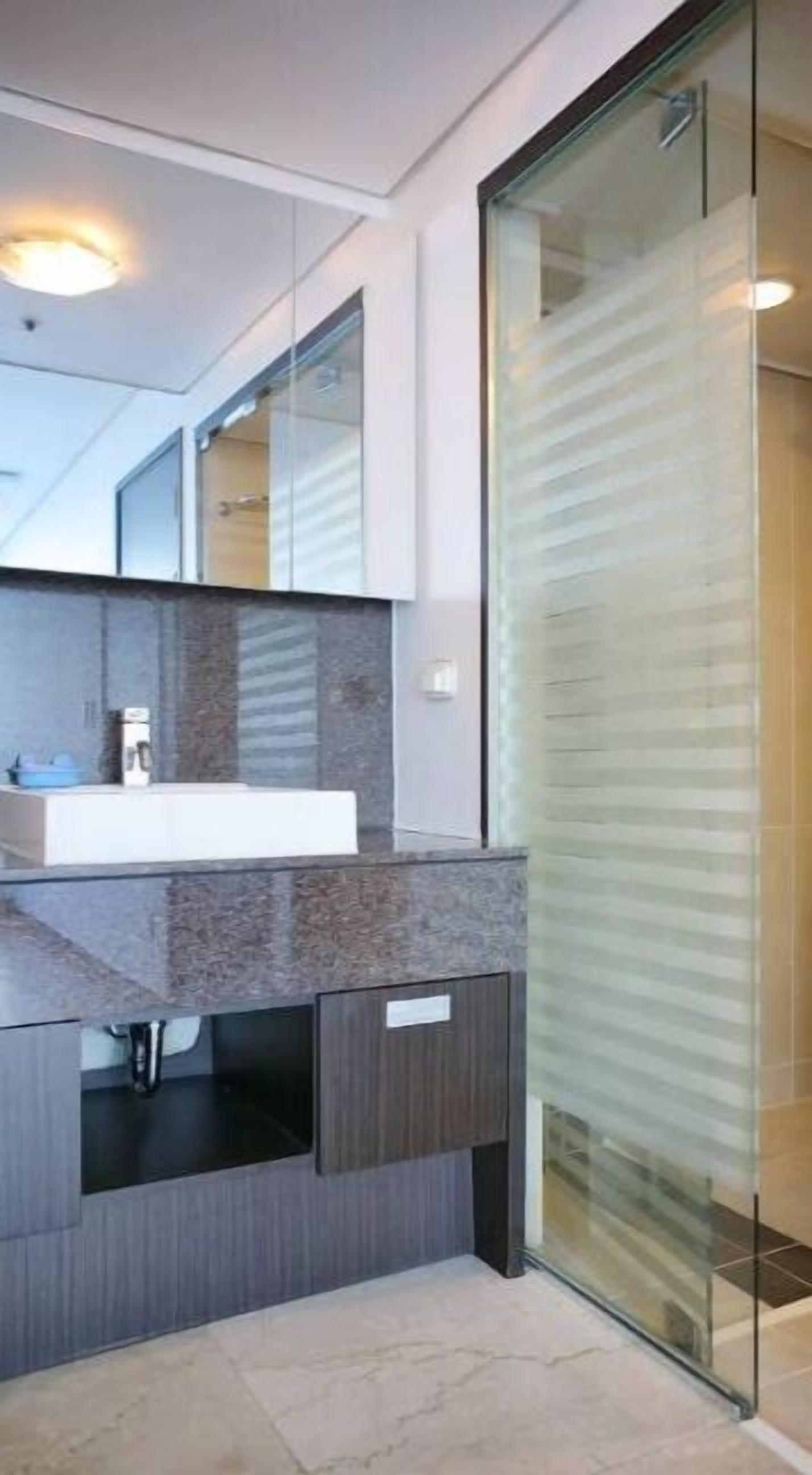 Soap, shampoo, toilet paper