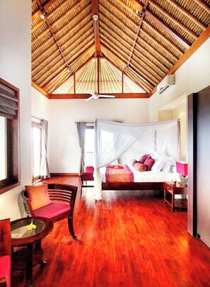 3 bedrooms, desk, iron/ironing board, WiFi - Private villa; big garden and 3  BR, outdoor pool, internet, daily cleaning  (nusa dua)