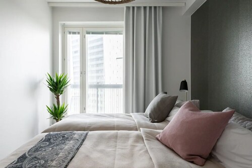 Gorgeous Scandinavian apartment for up to 7 people, with great views!