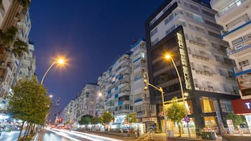 Front of property – evening/night