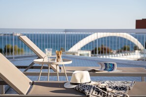 Terrace/patio - Sea View Beach Penthouse – Athens Coast (Alimos)